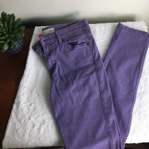 Cookie Johnson Lavender Peace Skinny Jeans